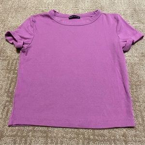 {Bershka} Baby Tee | Short Sleeve T-Shirt ~ Size Small